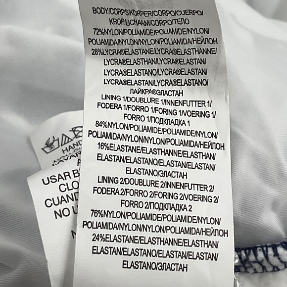 La Blanca NWT At The Playa One Piece One Shoulder Indigo Floral Swimsuit Size 16 - Picture 14 of 16